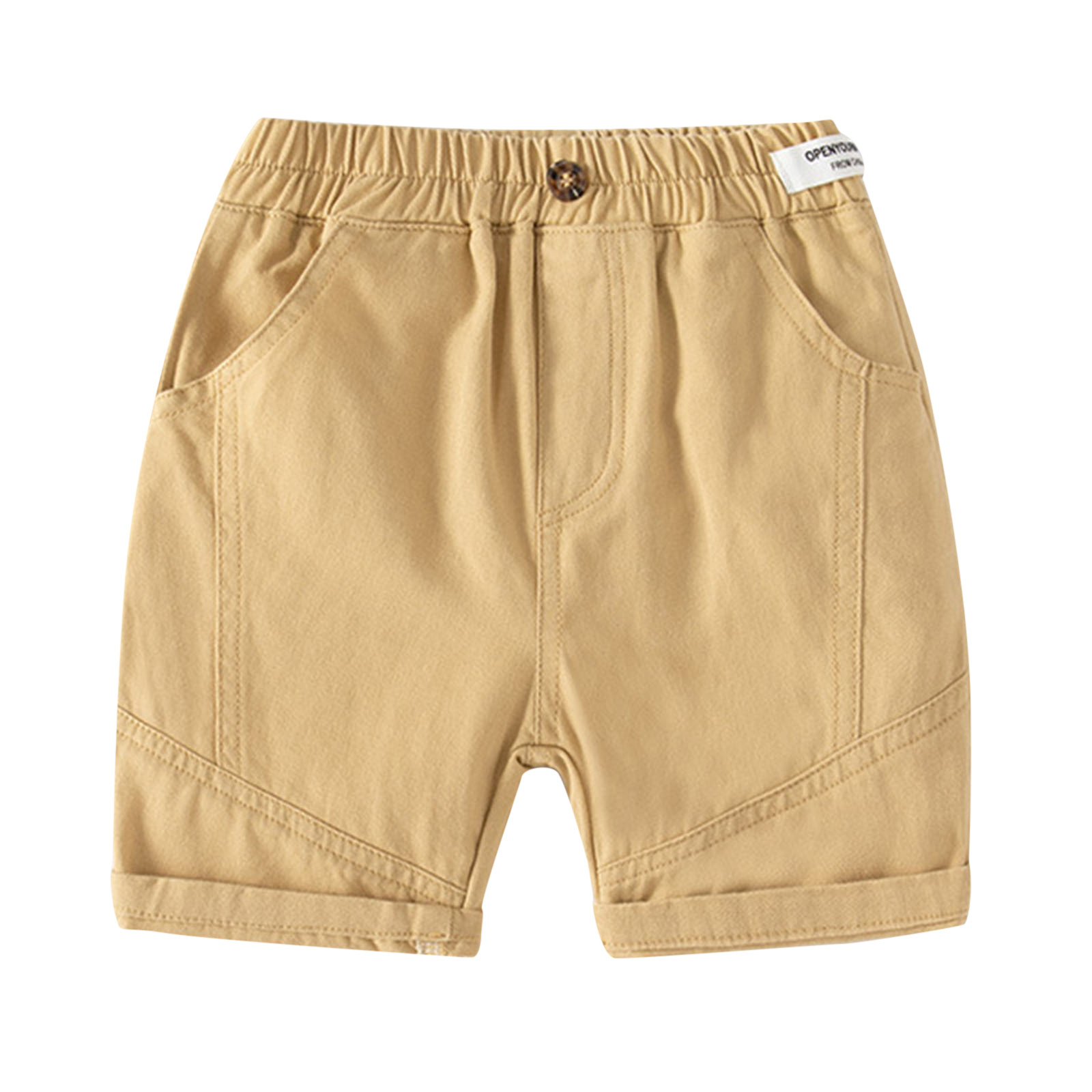 Quealent Toddler Boy Pants 2024 Soft Trousers Clothes Waist Casual Harem Pants Toddler Trousers Khaki,18-24 Months